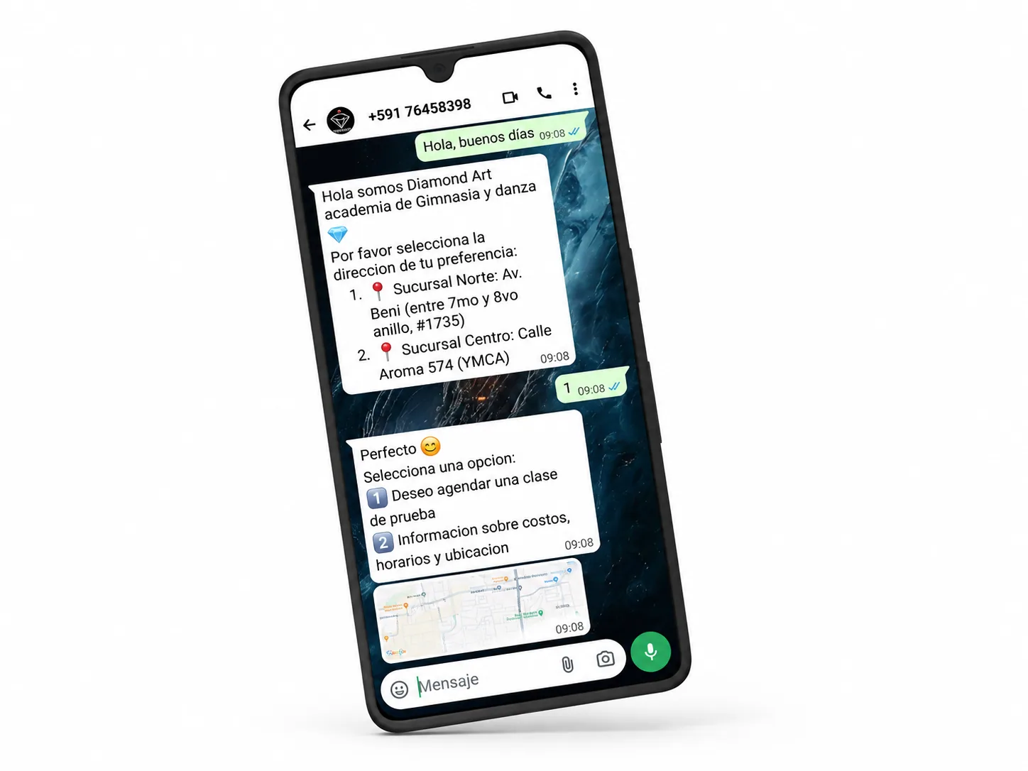 Chatbot con IA de Quimera Group 2