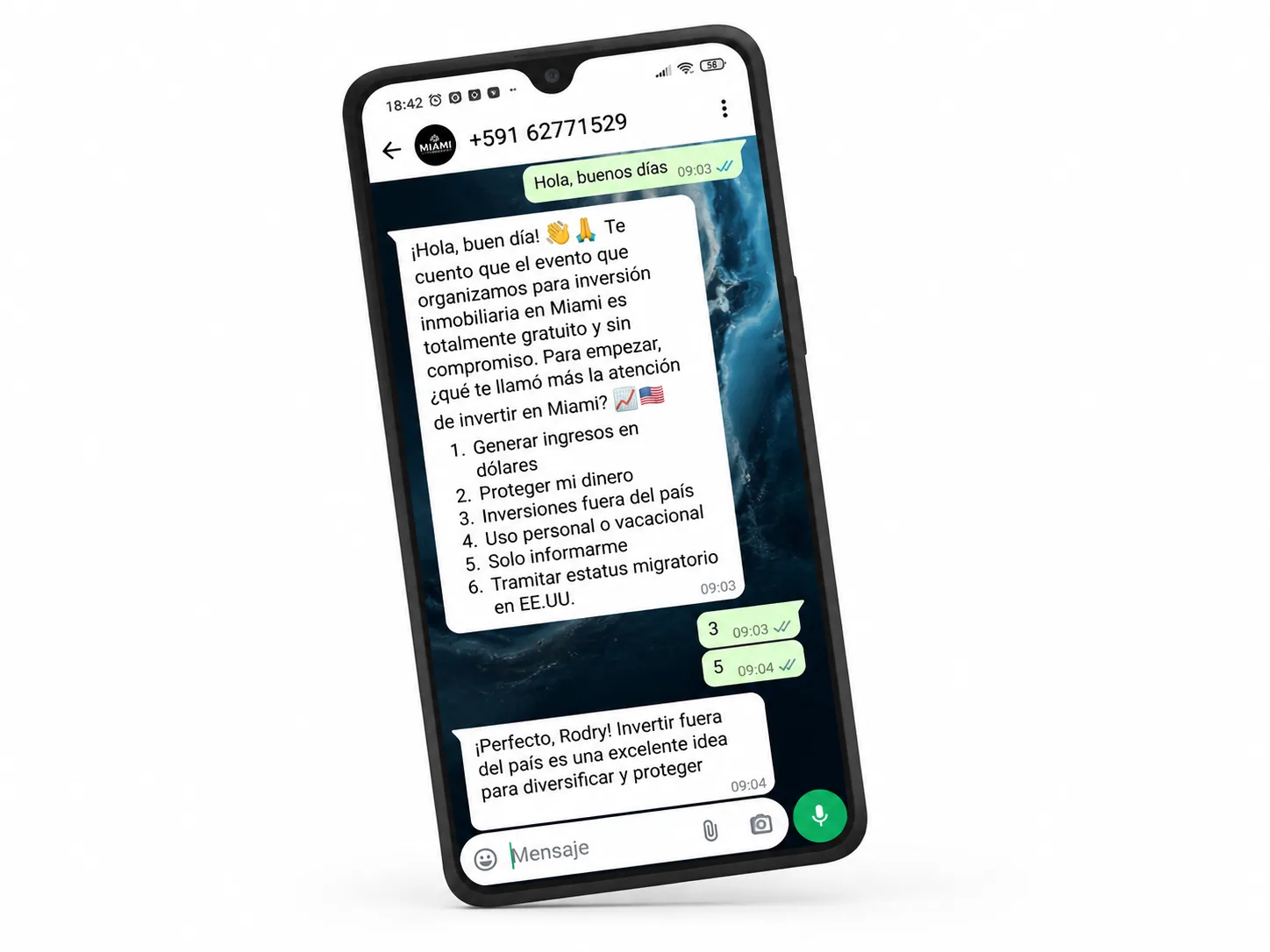 Chatbot con IA de Quimera Group 3