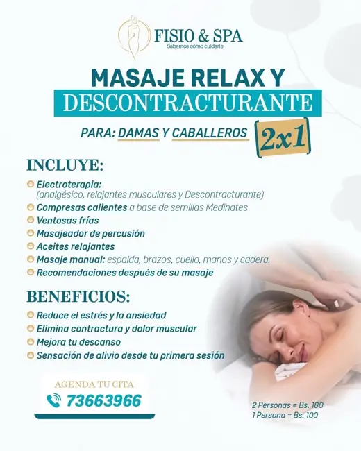 Anuncio de Fisio & Spa